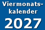 4-Monats Wandkalender 2027