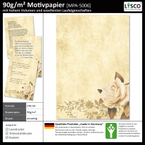 Briefpapier Blumen-5006 (100 Blatt)