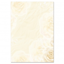 Farbiges Briefpapier Gelb Blumen-5008 (100 Blatt)