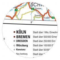 XXXL Deutschlandkarte Topografisch (K704)