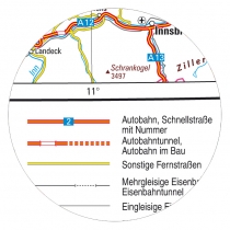 XXXL Deutschlandkarte Topografisch (K704)