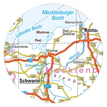 XXXL Deutschlandkarte Topografisch (K704)