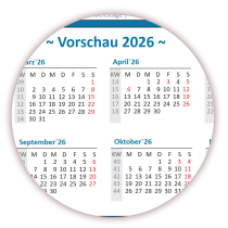 XXL Wandkalender 2025 - Classic-1 Blau