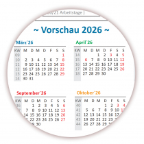 Rainbow Wandkalender DIN A2 2024 + 2025 - Classic1