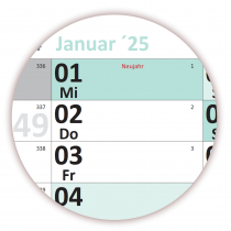 XXXL Wandkalender DIN B0 2025