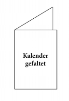 Green Wandkalender DIN A1 2027 - Classic1 gefaltet