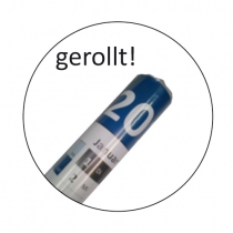 Wandkalender DIN A1 2026 Rot - gerollt