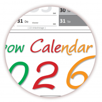 XXL Rainbow Wandkalender DIN A0 2026 - Classic1