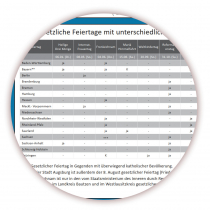 XXL Wandkalender 2026 - Classic-1 Blau