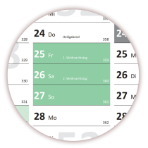 XXL Green Wandkalender 2026 - Classic-1