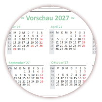 XXL Green Wandkalender 2026 - Classic-1