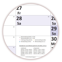 XXXL Wandkalender 2025 + 2026 Special A0 (1200x800mm) nass abwischbar