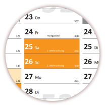 Rainbow Wandkalender DIN A1 2027 - gerollt