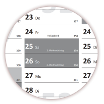 XXL Wandkalender 2027 - Classic 1 - Grau
