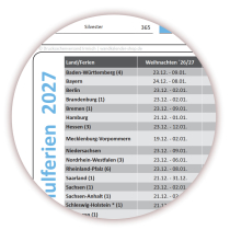 XXL Wandkalender 2026 + 2027 - Classic 1 -  Hellblau