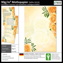 Briefpapier Blumen-5019 (100 Blatt)