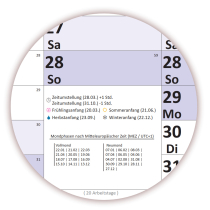 XXXL Wandkalender 2026 + 2027 Special A0 (1200x800mm) nass abwischbar