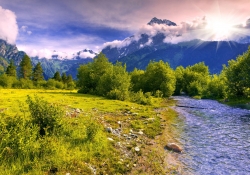 Poster (S818) Gebirgsflu�