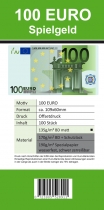100 EURO Spielgeld - Standard (100 Stck)