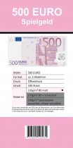 500 EURO Spielgeld - Standard (100 Stck)