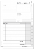 A4 Rechnungsblock (2 x 40 Blatt)