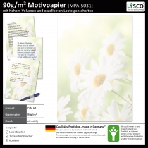 Briefpapier Blumen-5031 (100 Blatt)