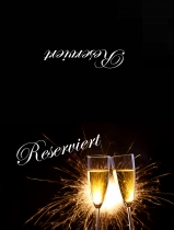 Tischkarten Reserviert - Party (50 Stk.)