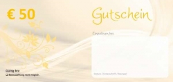 Festwertgutschein-Set (50 Stk)