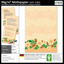 Briefpapier Blumen-5080 (100 Blatt)