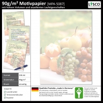 Briefpapier Frchte-5087 (100 Blatt)