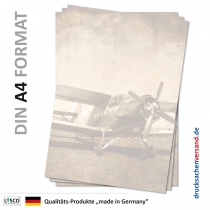 Briefpapier altes Flugzeug-5089 (100 Blatt)