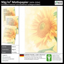 Briefpapier Blumen-5094 (100 Blatt)