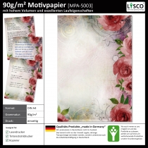 Briefpapier Blumen-5003 (100 Blatt)