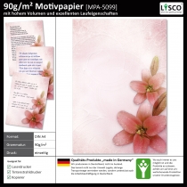 Briefpapier Blumen-5099 (100 Blatt)