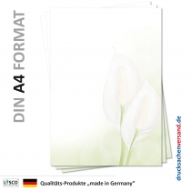 Briefpapier Blumen-5117 (100 Blatt)