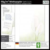 Briefpapier Blumen-5117 (100 Blatt)