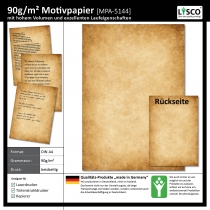 Briefpapier 5044 (100 Blatt) beidseitig bedruckt