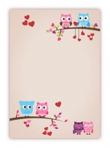 Briefpapier Eulen-5048 (100 Blatt)