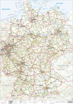 Deutschlandkarte DIN A1 (K712) gefaltet