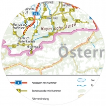 Deutschlandkarte DIN A1 (K712) gefaltet