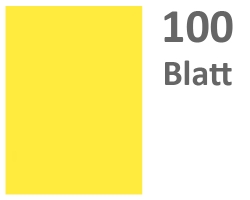 Caribic A3 Briefpapier Schwefelgelb (100 Blatt)