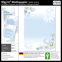 Briefpapier Blumen-5161 (100 Blatt)