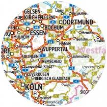 Deutschlandkarte DIN A2 (K711) gefaltet