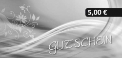 Festwertgutscheine 5 EURO (50 Stk)