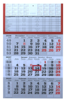 Dreimonatskalender 2027