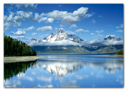 Poster (F254) Jakson Lake