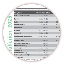 Green Wandkalender DIN A2 2025 - Classic1 gefaltet