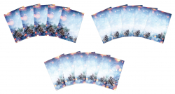 Briefpapier Mix Tannenzapfen und Zweige Weihnachten-5253 (3x35 Blatt)