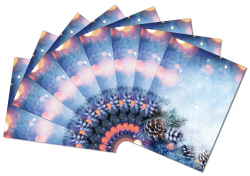 Briefpapier Tannenzapfen und Zweige Weihnachten-5250 (100 Blatt)