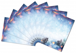 Briefpapier Tannenzapfen und Zweige Weihnachten-5251 (100 Blatt)